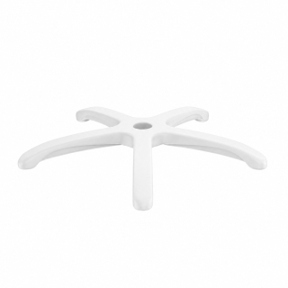 Base Aspa Araña De Silla Giratoria Nylon Blanco 60 Cm Ofideas