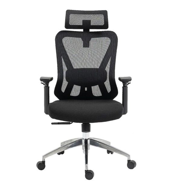Silla De Oficina Presidencial Syncro Brazo 3D. Smart Negro Ofideas
