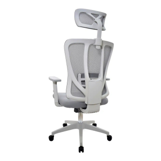 Silla Ergonómica Liam Presidente Gris Nylon Ofideas - 5