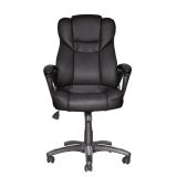 Silla Ergonómica City Cuero Negro Ofideas