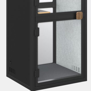 Cabina Individual Zen Box Negro Ofideas - 12