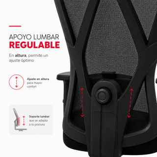 Silla Reclinable Benfor Gerente Negro Ofideas - 4