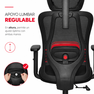 Silla Giratoria Fronx Presidente Negro Ofideas - 5