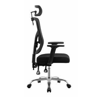 Silla Ergonómica Fone Ultra Presidente Cromado Ofideas - 5