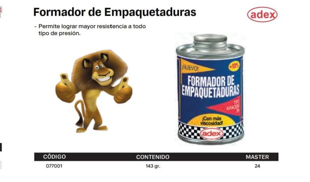 FORMADOR DE EMPAQUE