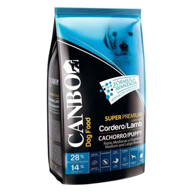 Canbo Cachorro Cordero Razas Medianas y Grandes Alimento Perro