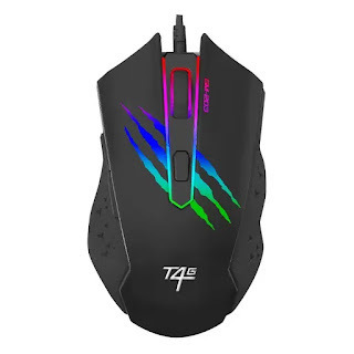 Mouse gamer T4G Kfir RGB alámbrico