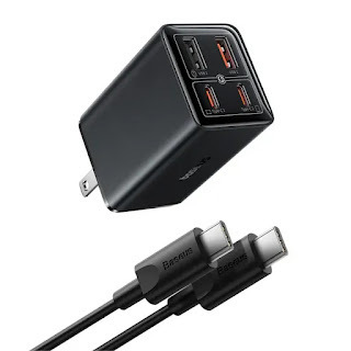 Cargador de pared + cable Baseus GAN 6 Pro 2