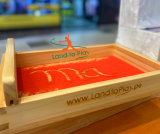 BANDEJA MONTESSORI CON REGLETA