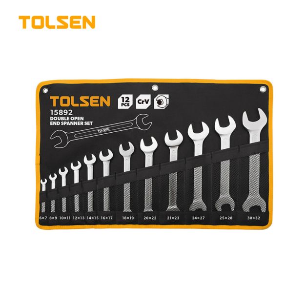 12PCS DOUBLE OPEN END SPANNER SET Código: 15892