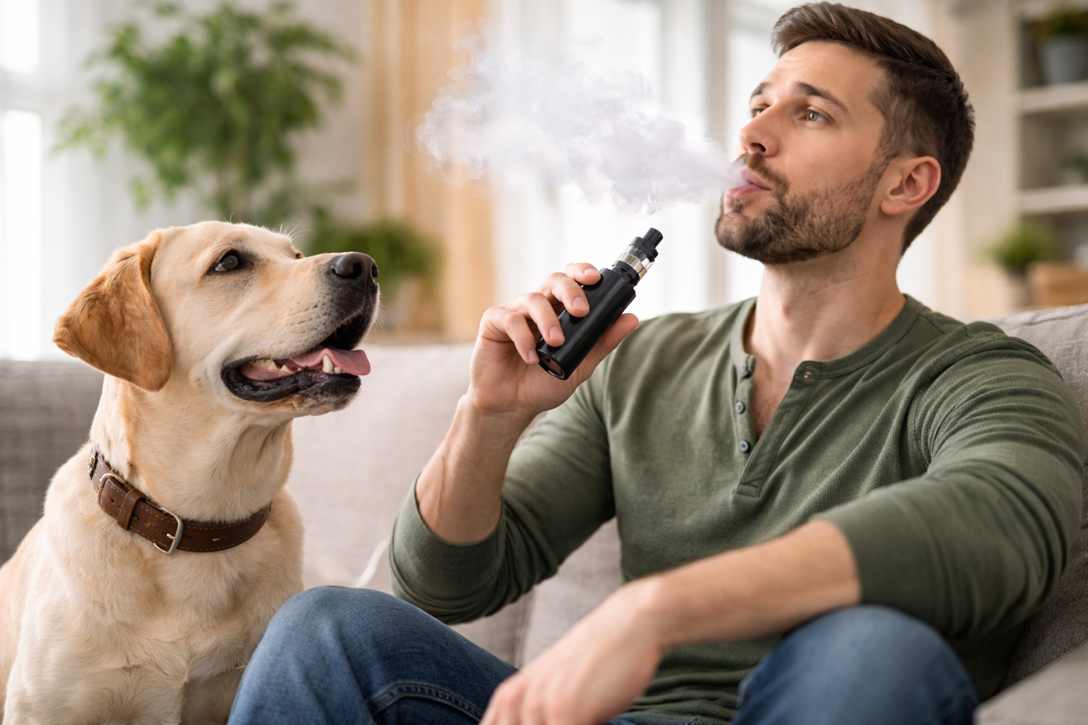 Vapeo y mascotas: ¿el vapor del vape puede afectar a perros y gatos?