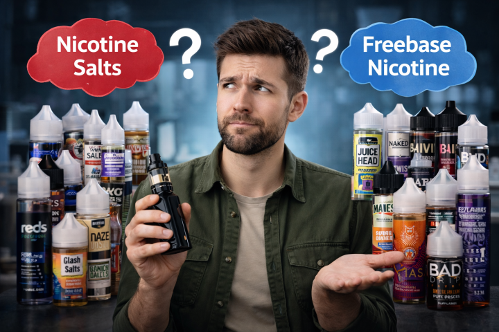 Cómo elegir entre base libre y sales de nicotina: guía completa para vapear mejor