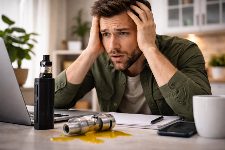 ¿Por qué mi vape liquea? Causas y soluciones del goteo en el tanque