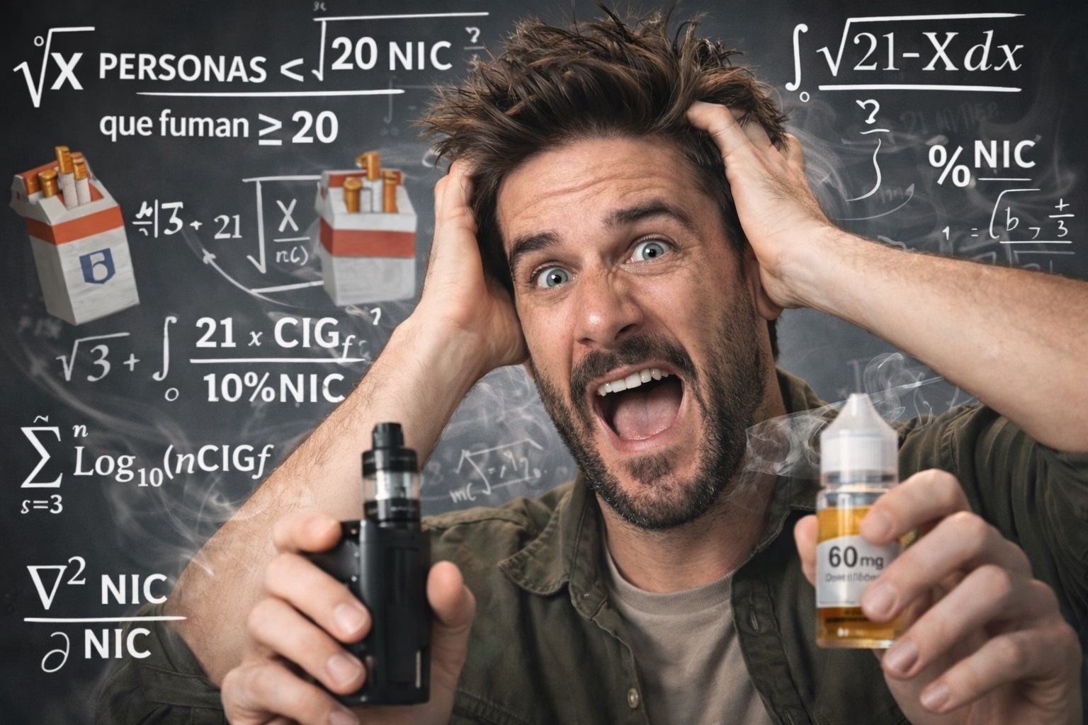 Dime cuánto fumas y te diré qué líquido usar