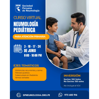 CURSO VIRTUAL DE NEUMOLOGÍA PEDIÁTRICA PARA ATENCIÓN PRIMARIA