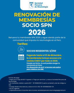 Membresía 2026 Médicos Residentes