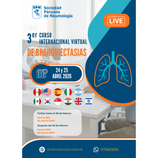 3er Curso Internacional Virtual de Bronquiectasias